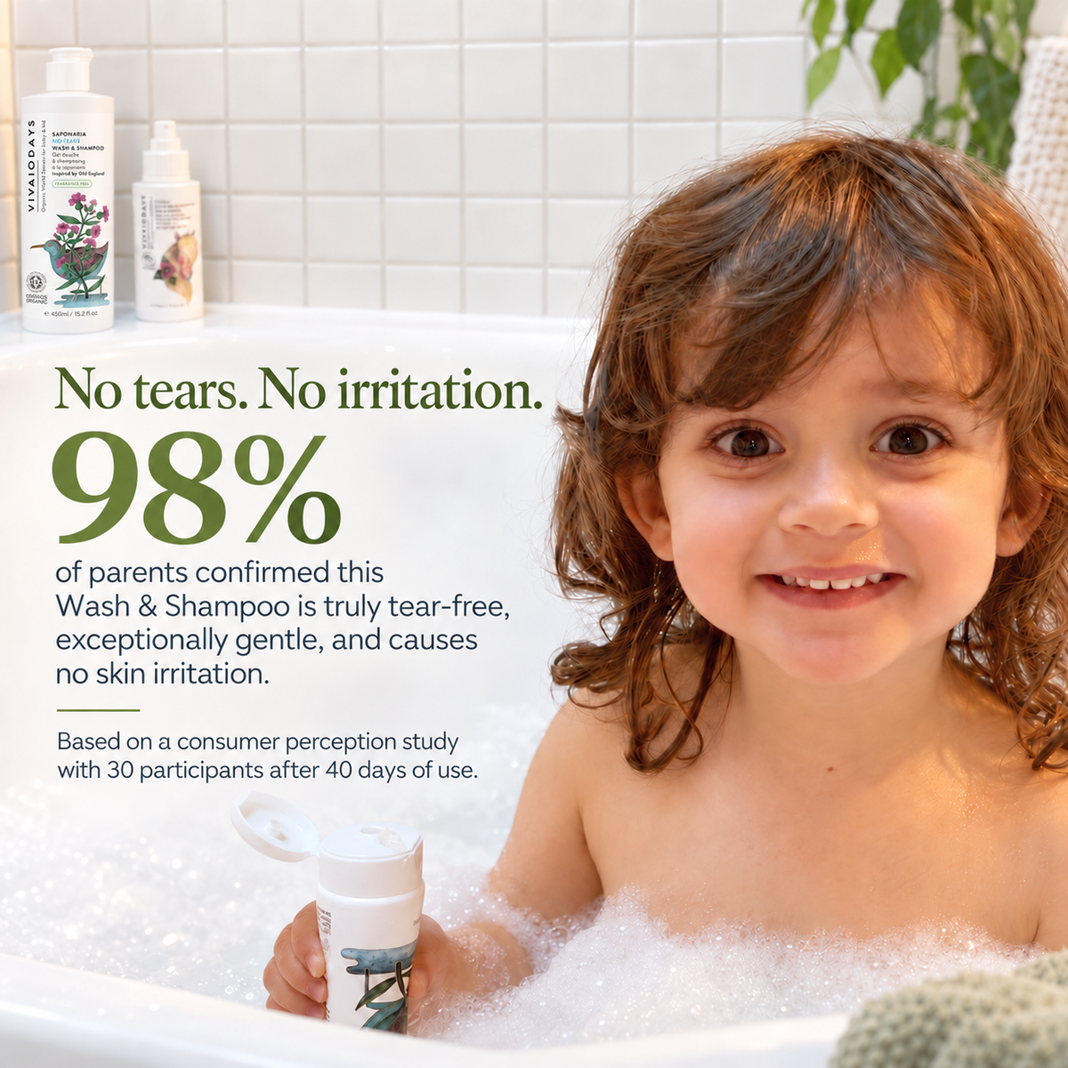 Saponaria No-Tears Wash & Shampoo