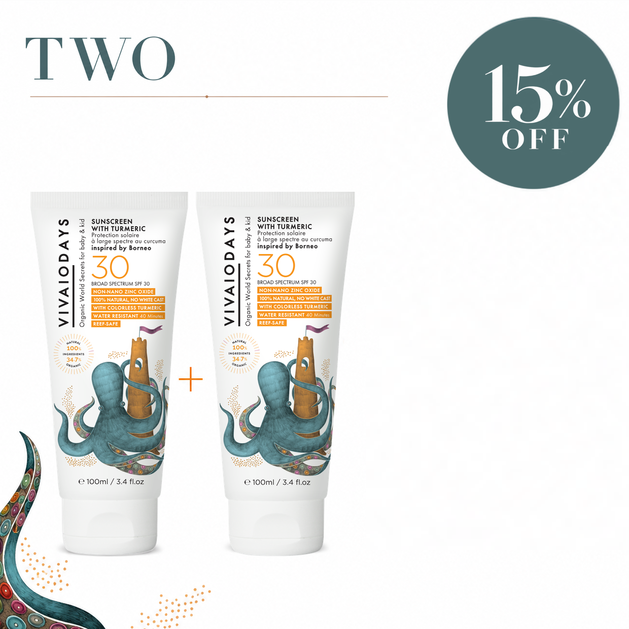Turmeric Broad Spectrum 100% Natural Sunscreen