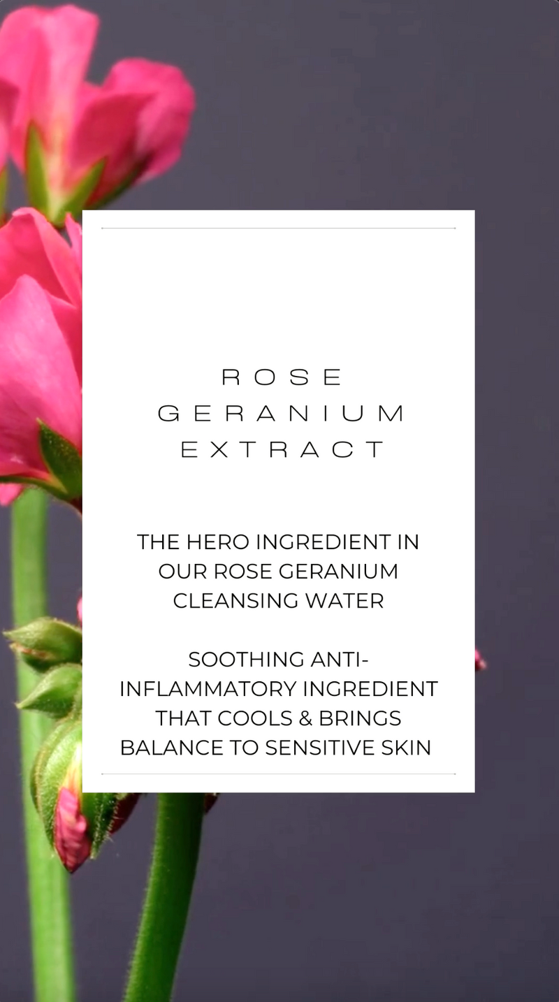 Rose Geranium Cleansing Water 15.2 fl.oz. / 450ml