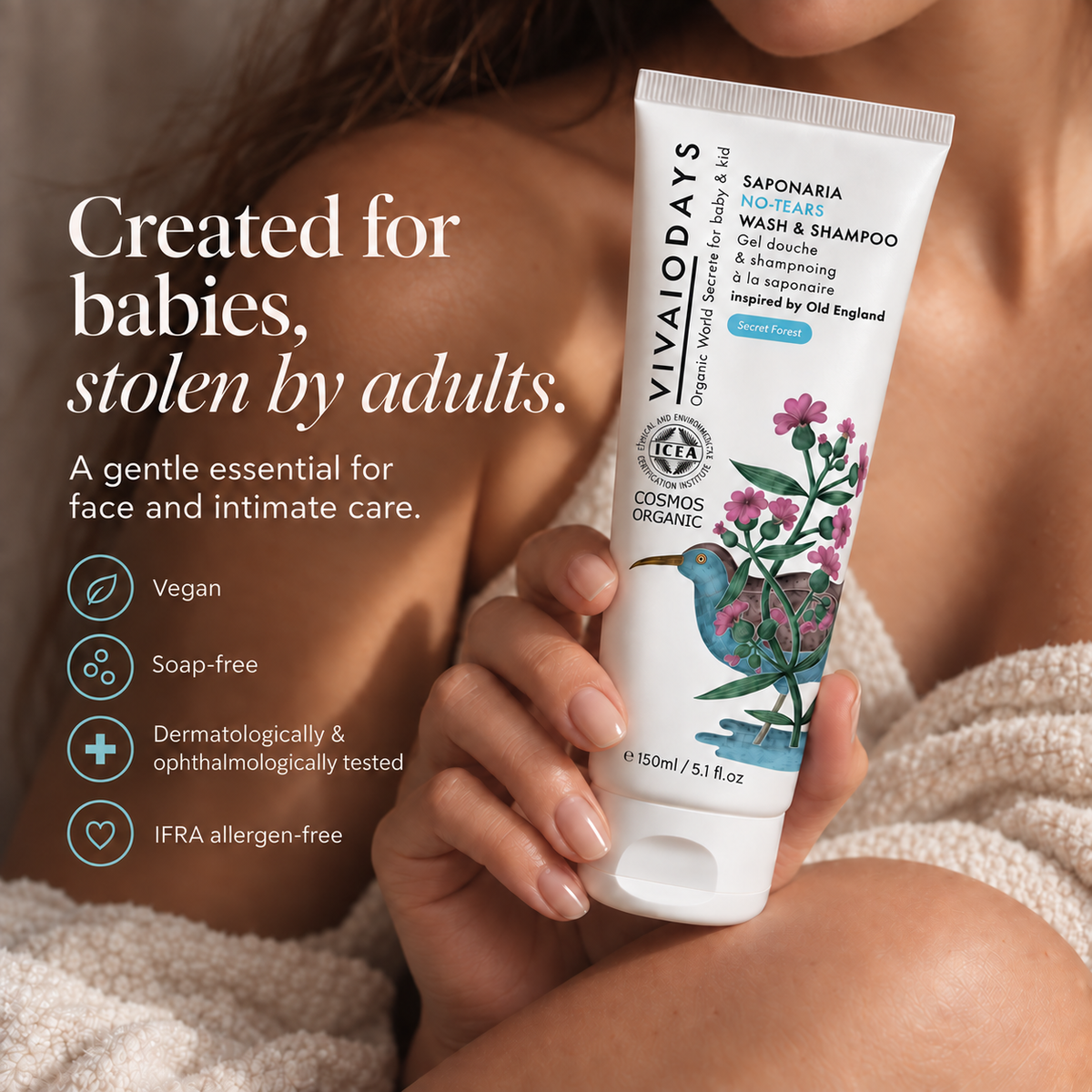 Saponaria No-Tears Wash & Shampoo