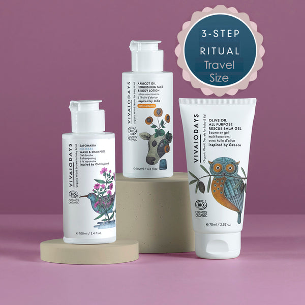 Travel Size 3-Step Ritual: Cleanse, Hydrate, Soothe