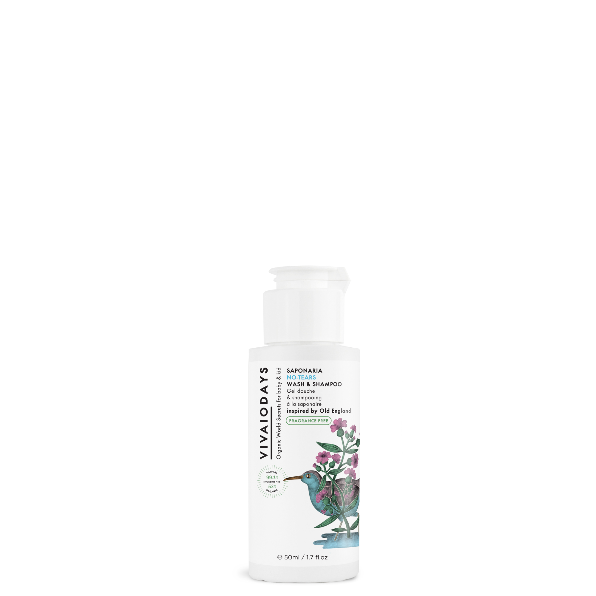 Fragrance Free Saponaria No-Tears Wash & Shampoo