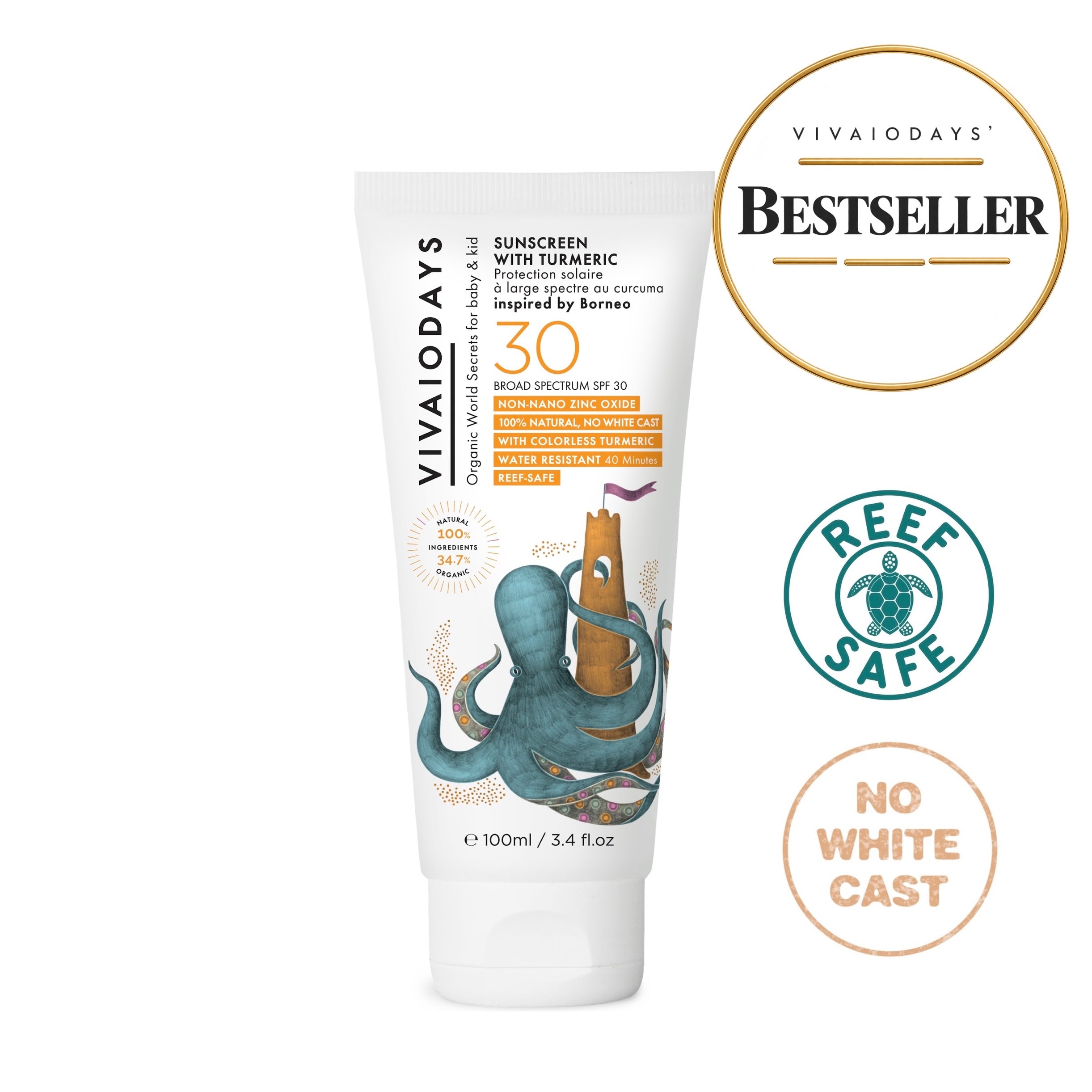 Turmeric Broad Spectrum 100% Natural Sunscreen