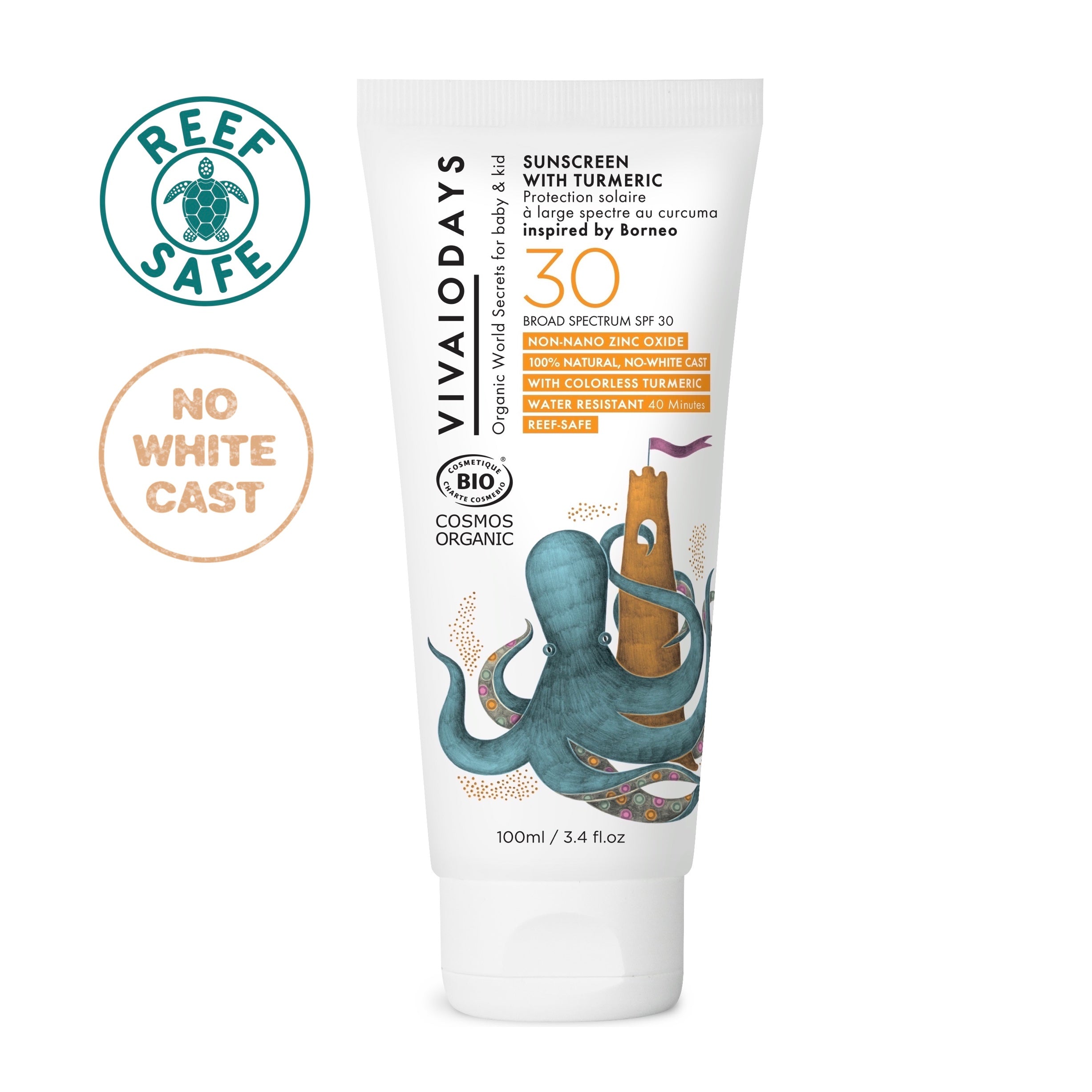 Turmeric UVA-UVB-IR Sunscreen
